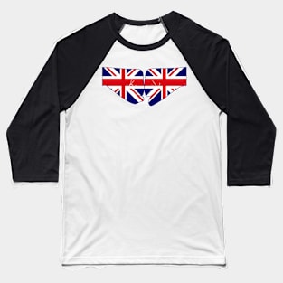 UK Fist Bump Patriot Flag Series Baseball T-Shirt